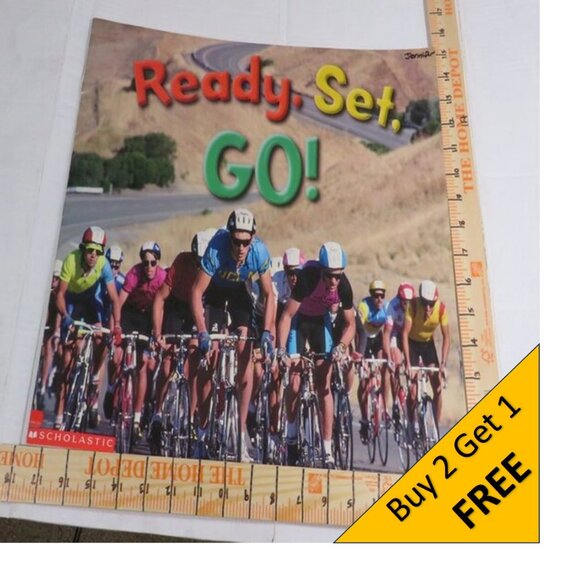 READY, SET, GO Scholastic BIG BOOK (almost 2 feet tall) School Classroom - Picture 1 of 11